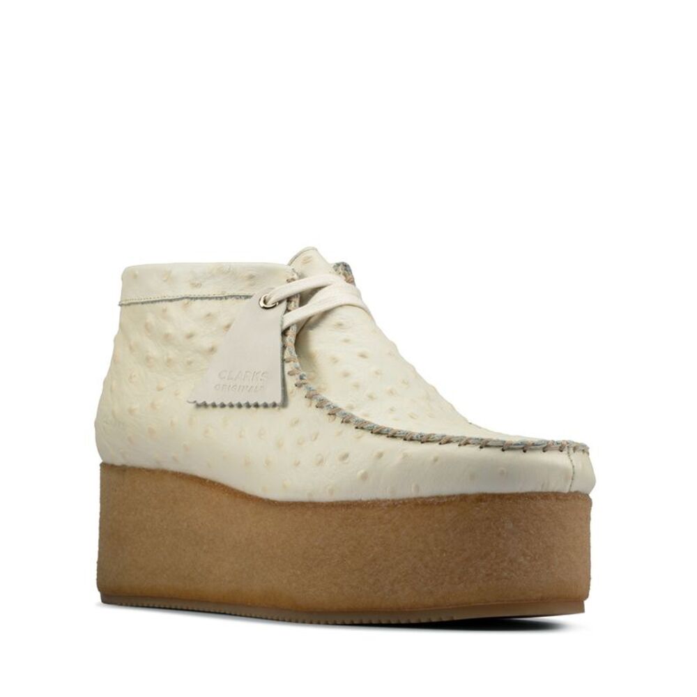 Clarks Womens Wallabee ELVTD Beige Shoes (NWT) - Picture 2 of 6